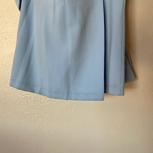 Vince Camuto Light Blue Off Shoulder Gown - Picture 8 of 12